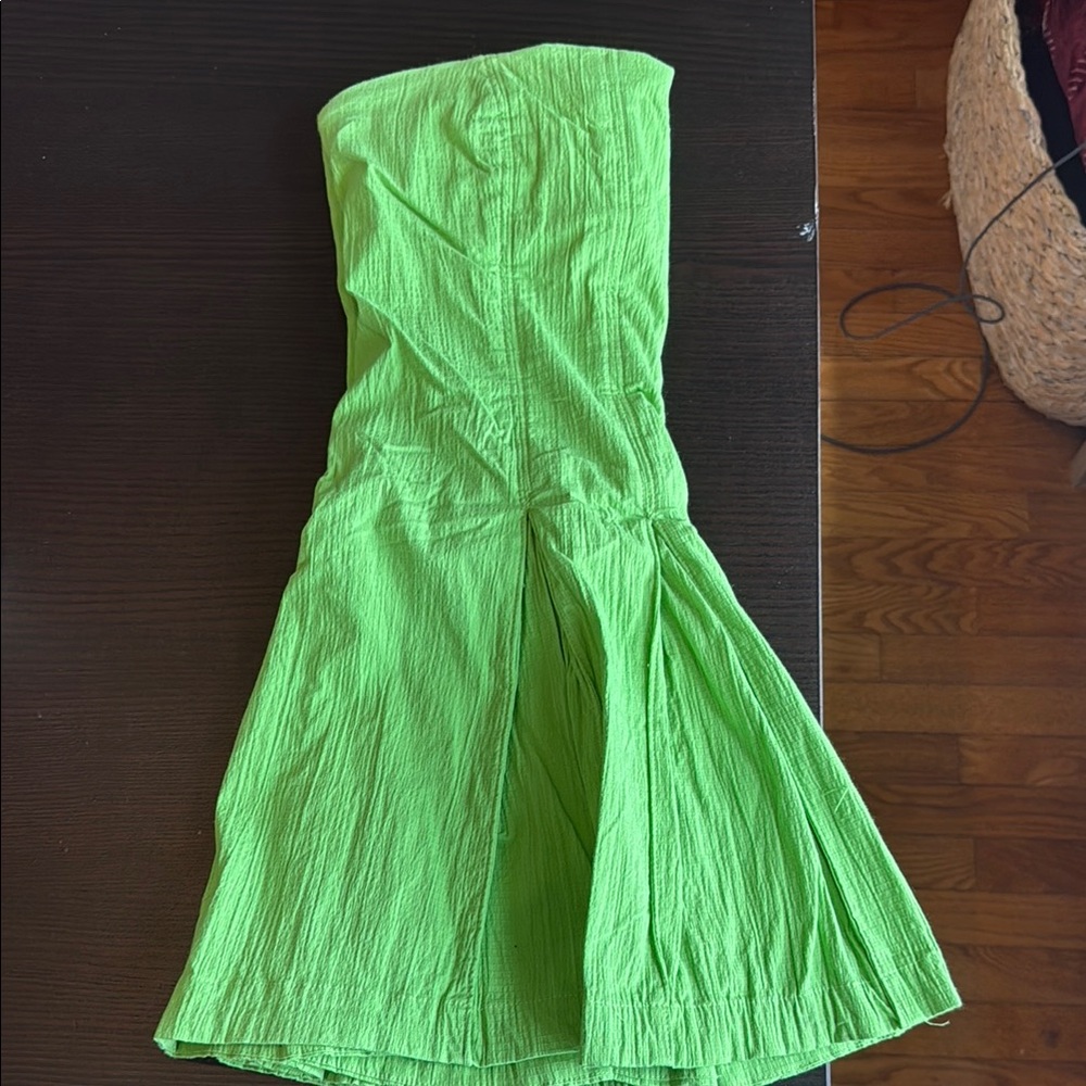 Free People “Made Me Smile” Green Dress